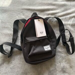 Mini Herschel Supply Black Backpack